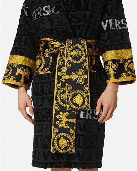 versace bath robe prixd|Versace robe discount.